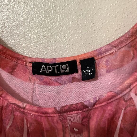 Apt. 9 Vintage Y2K Pink Fairycore Romantic Fairy Grunge Babydoll Blouse Large - Picture 10 of 11